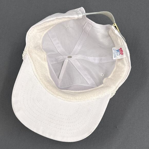 VTG Chevron KC White Embroidered Trucker Hat Grandpa Retro Garage Rope Advertise - Picture 11 of 13